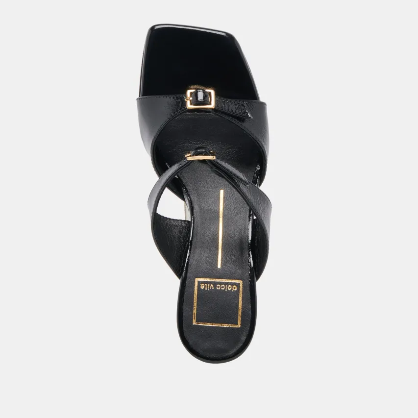 SHANE HEELS MIDNIGHT CRINKLE PATENT^Dolce Vita Best