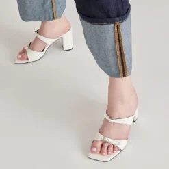 SHANE HEELS OFF WHITE CRINKLE PATENT^Dolce Vita Online