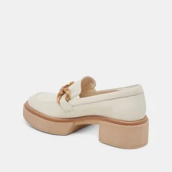 SHEENA LOAFERS IVORY CRINKLE PATENT^Dolce Vita Clearance