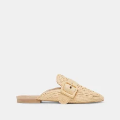 SIANNA FLATS NATURAL RAFFIA^Dolce Vita Clearance