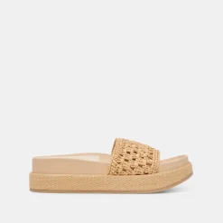 SIDONA SANDALS LT NATURAL RAFFIA^Dolce Vita Hot