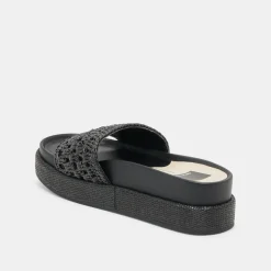 SIDONA SANDALS ONYX RAFFIA^Dolce Vita Outlet