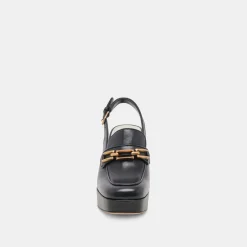 SIRUS HEELS BLACK LEATHER^Dolce Vita Online