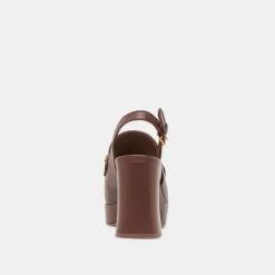 SIRUS HEELS CHOCOLATE LEATHER^Dolce Vita Clearance