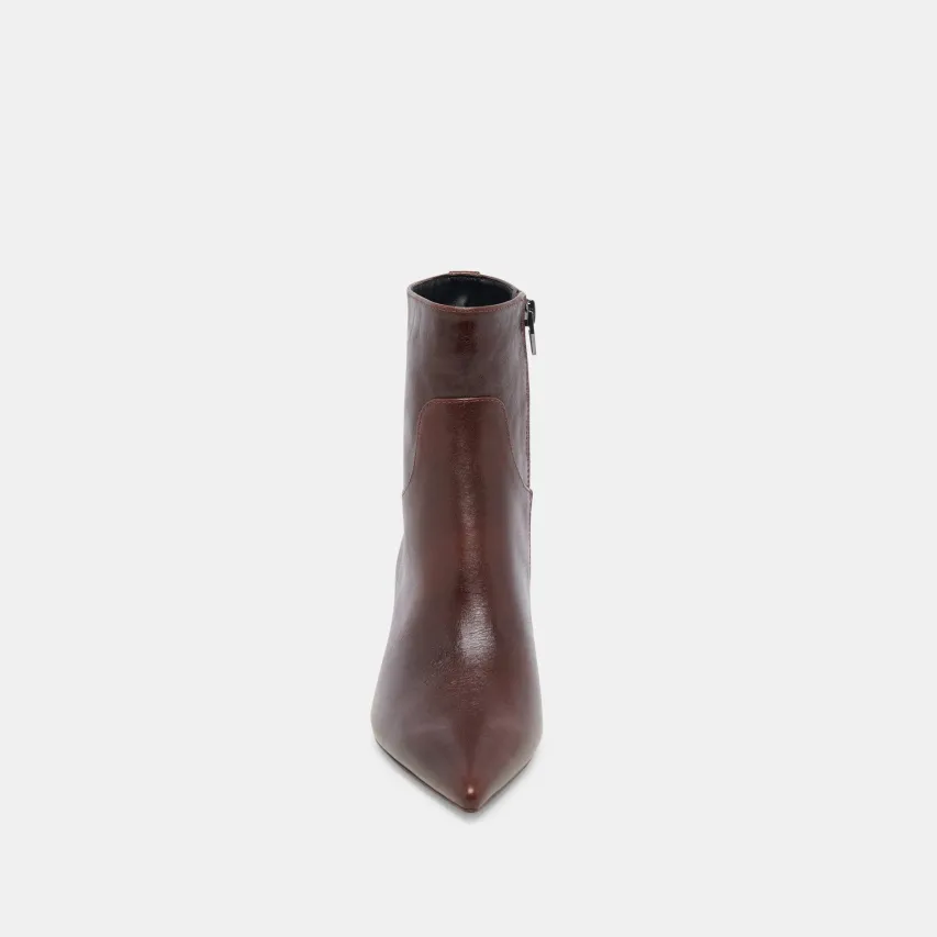 SONDRA BOOTIES MAHOGANY LEATHER^Dolce Vita Fashion