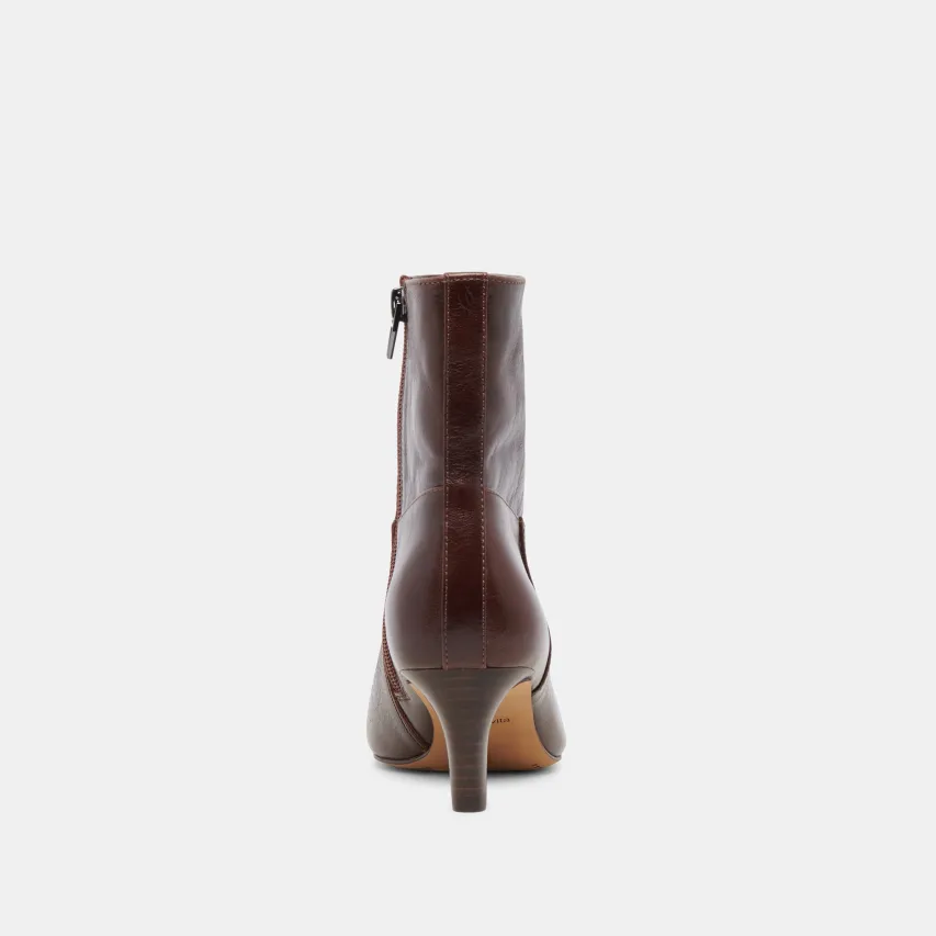 SONDRA BOOTIES MAHOGANY LEATHER^Dolce Vita Fashion