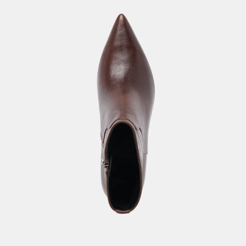 SONDRA BOOTIES MAHOGANY LEATHER^Dolce Vita Fashion