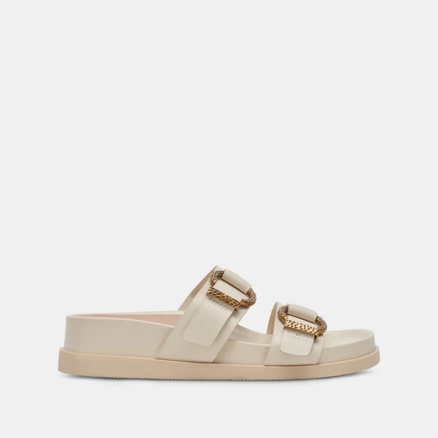SOYA SANDALS WHITE LEATHER^Dolce Vita Best