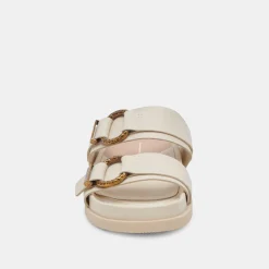 SOYA SANDALS WHITE LEATHER^Dolce Vita Best