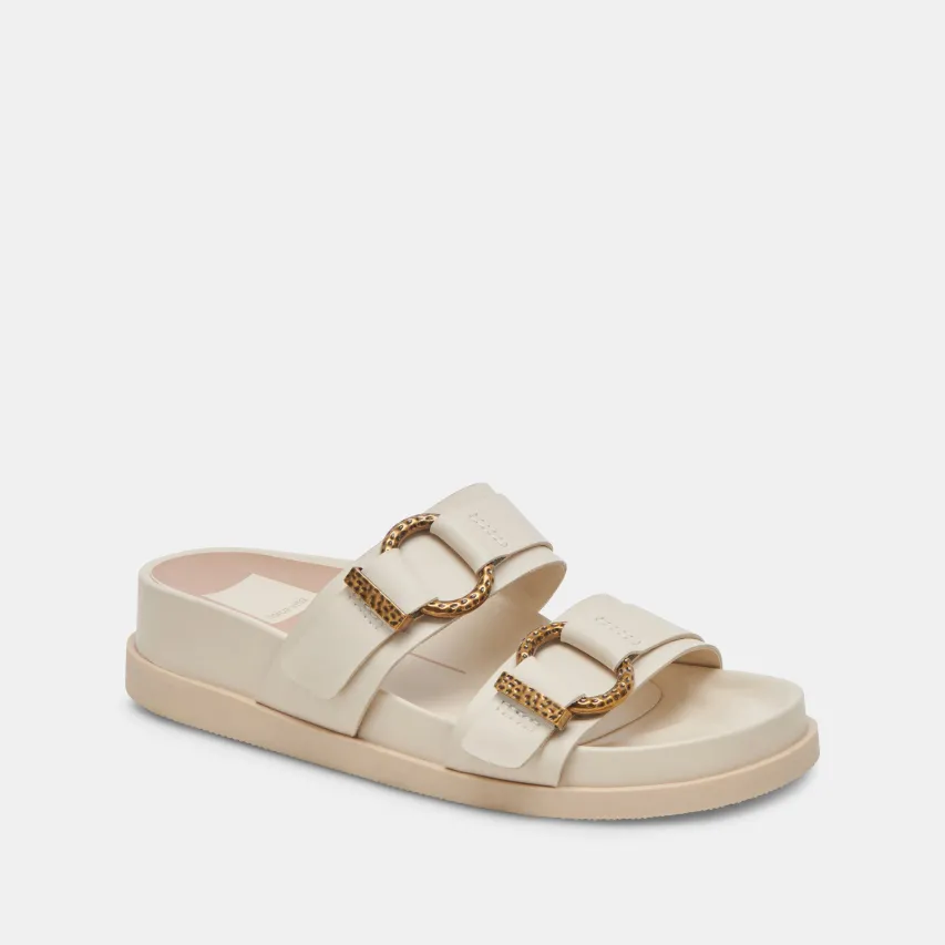 SOYA SANDALS WHITE LEATHER^Dolce Vita Best