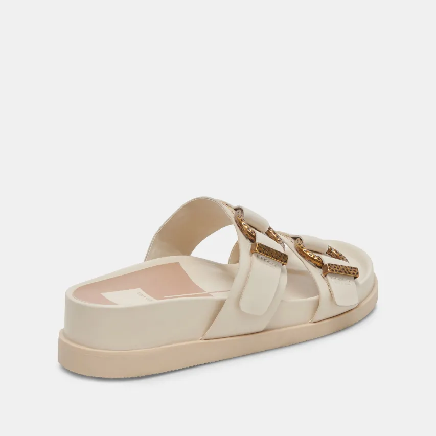 SOYA SANDALS WHITE LEATHER^Dolce Vita Best