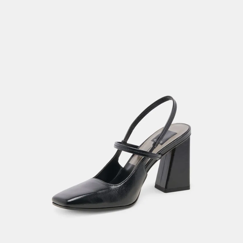 SOYER HEELS MIDNIGHT CRINKLE PATENT^Dolce Vita Hot