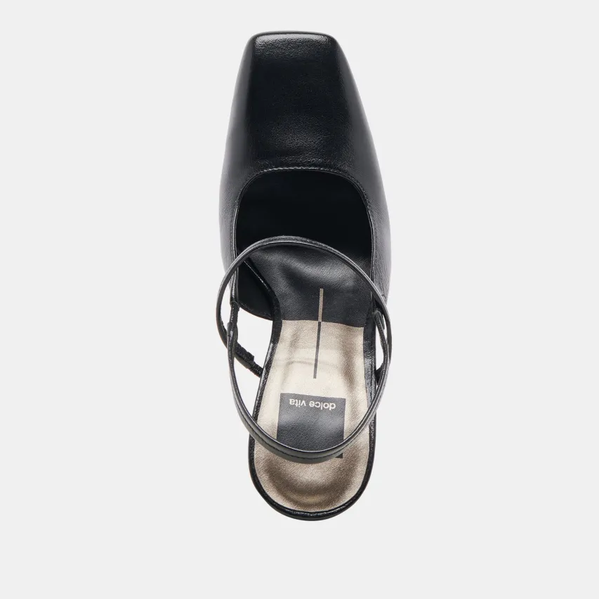 SOYER HEELS MIDNIGHT CRINKLE PATENT^Dolce Vita Hot