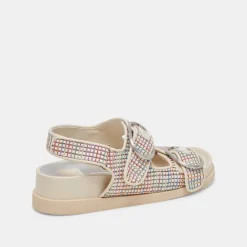 STARLA PRIDE SANDALS WHITE MULTI RAFFIA^Dolce Vita Clearance
