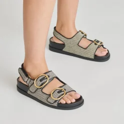 STARLA SANDALS BLACK MULTI WOVEN^Dolce Vita Sale