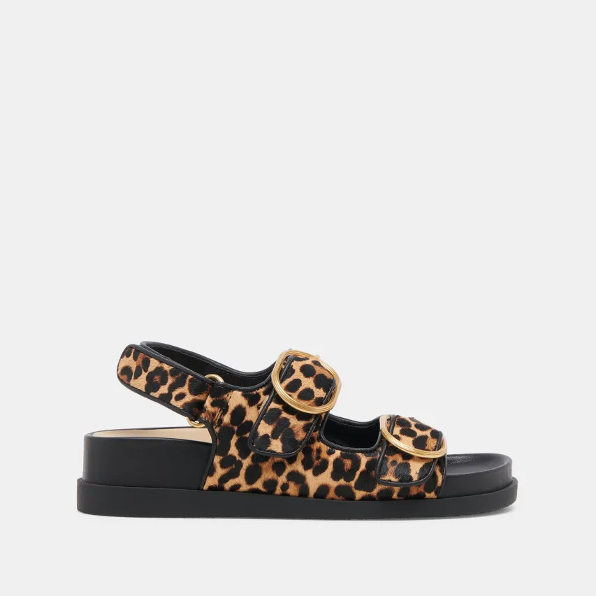 STARLA SANDALS LEOPARD BLACK CALF HAIR^Dolce Vita Fashion