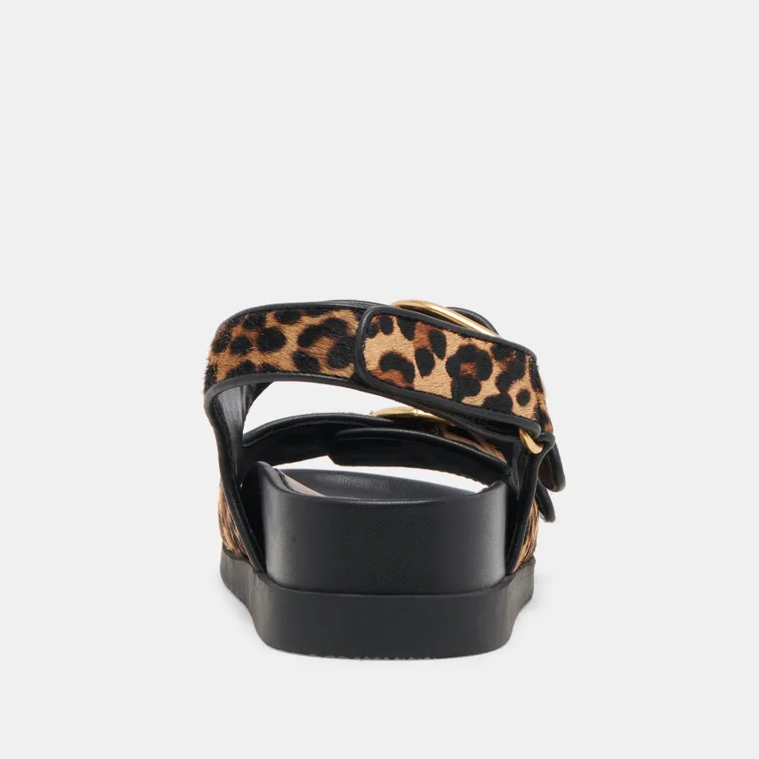 STARLA SANDALS LEOPARD BLACK CALF HAIR^Dolce Vita Fashion
