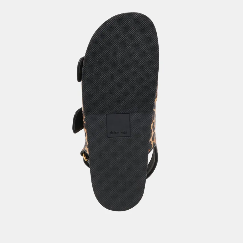 STARLA SANDALS LEOPARD BLACK CALF HAIR^Dolce Vita Fashion