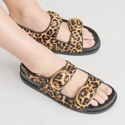 STARLA SANDALS LEOPARD BLACK CALF HAIR^Dolce Vita Fashion