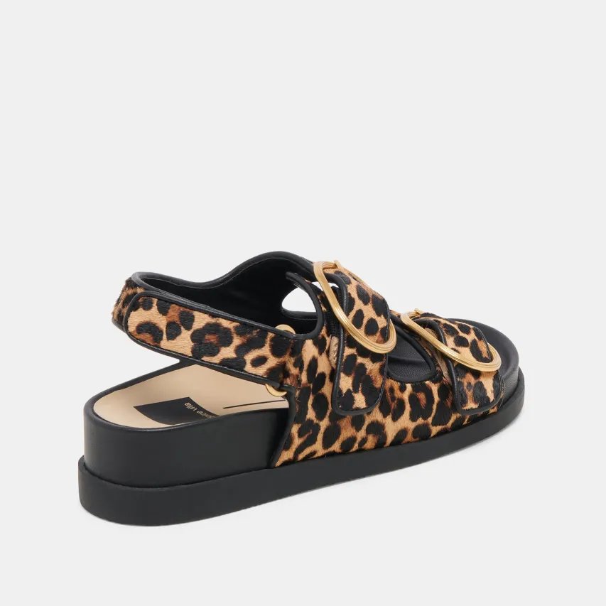 STARLA SANDALS LEOPARD BLACK CALF HAIR^Dolce Vita Fashion