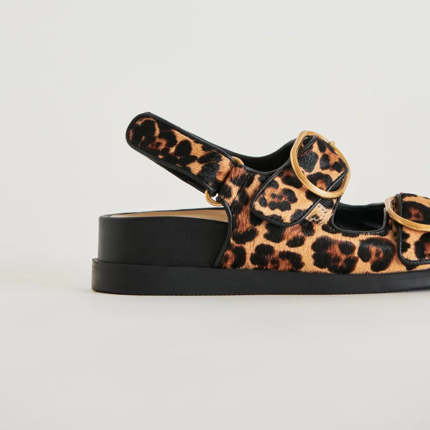 STARLA SANDALS LEOPARD BLACK CALF HAIR^Dolce Vita Fashion