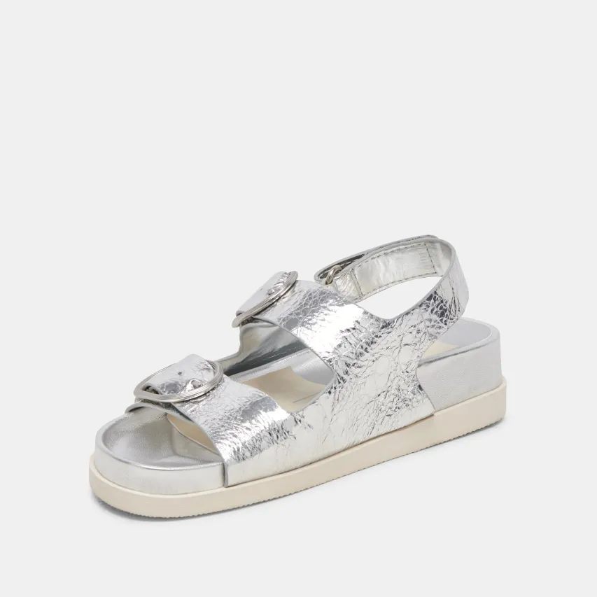 STARLA SANDALS SILVER DISTRESSED LEATHER^Dolce Vita Sale