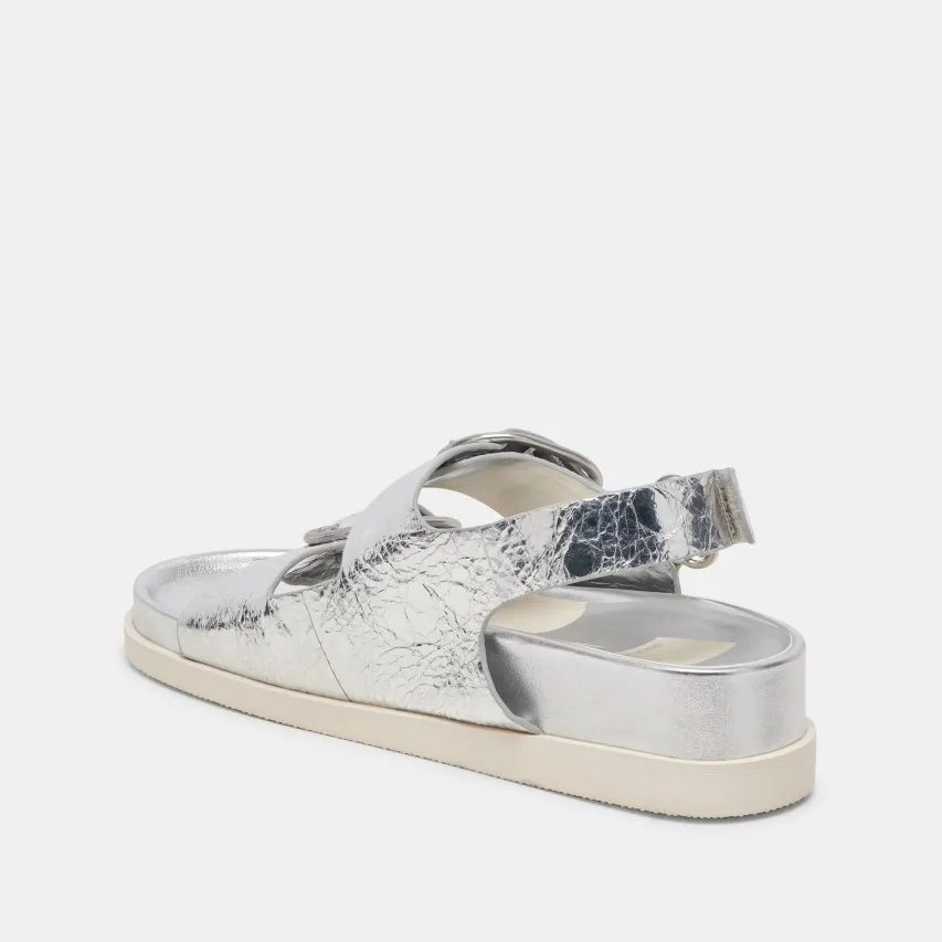 STARLA SANDALS SILVER DISTRESSED LEATHER^Dolce Vita Sale