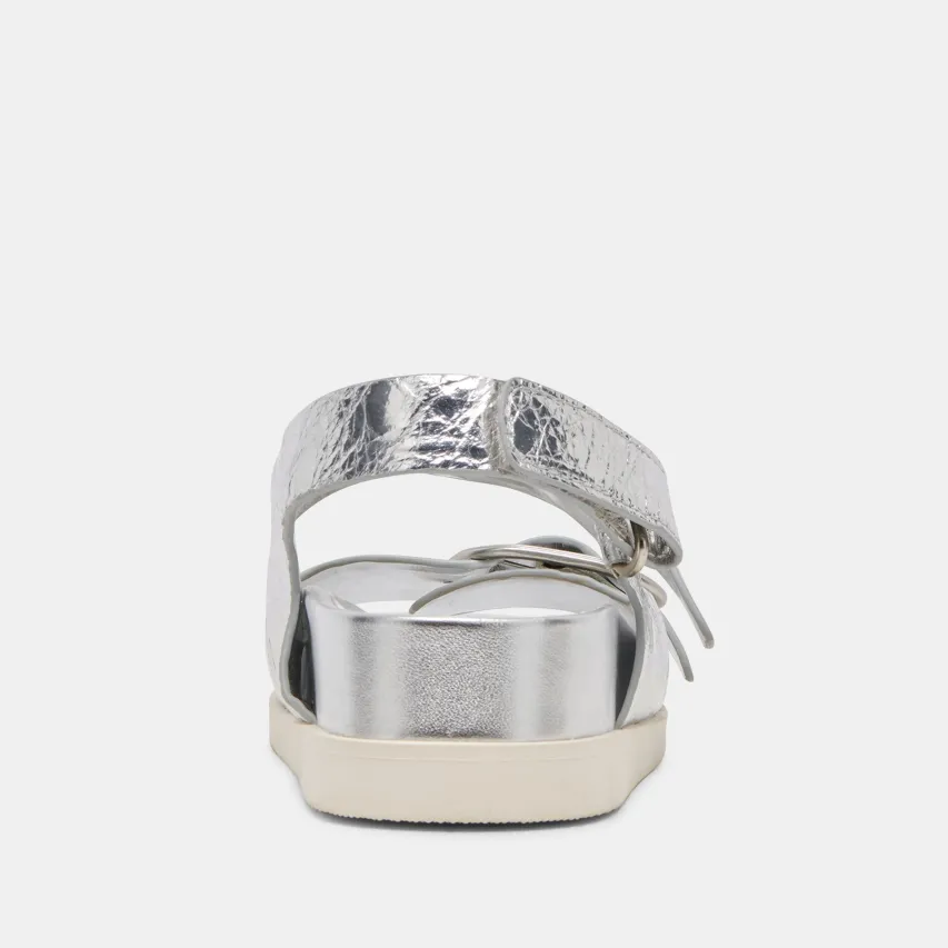 STARLA SANDALS SILVER DISTRESSED LEATHER^Dolce Vita Sale