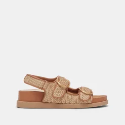 STARLA SANDALS TAN MULTI WOVEN^Dolce Vita New