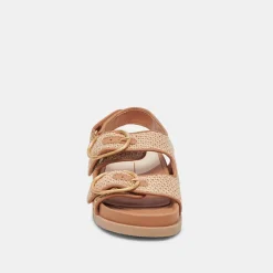 STARLA SANDALS TAN MULTI WOVEN^Dolce Vita New