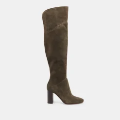 SURY WIDE CALF BOOTS ARMY SUEDE^Dolce Vita Best