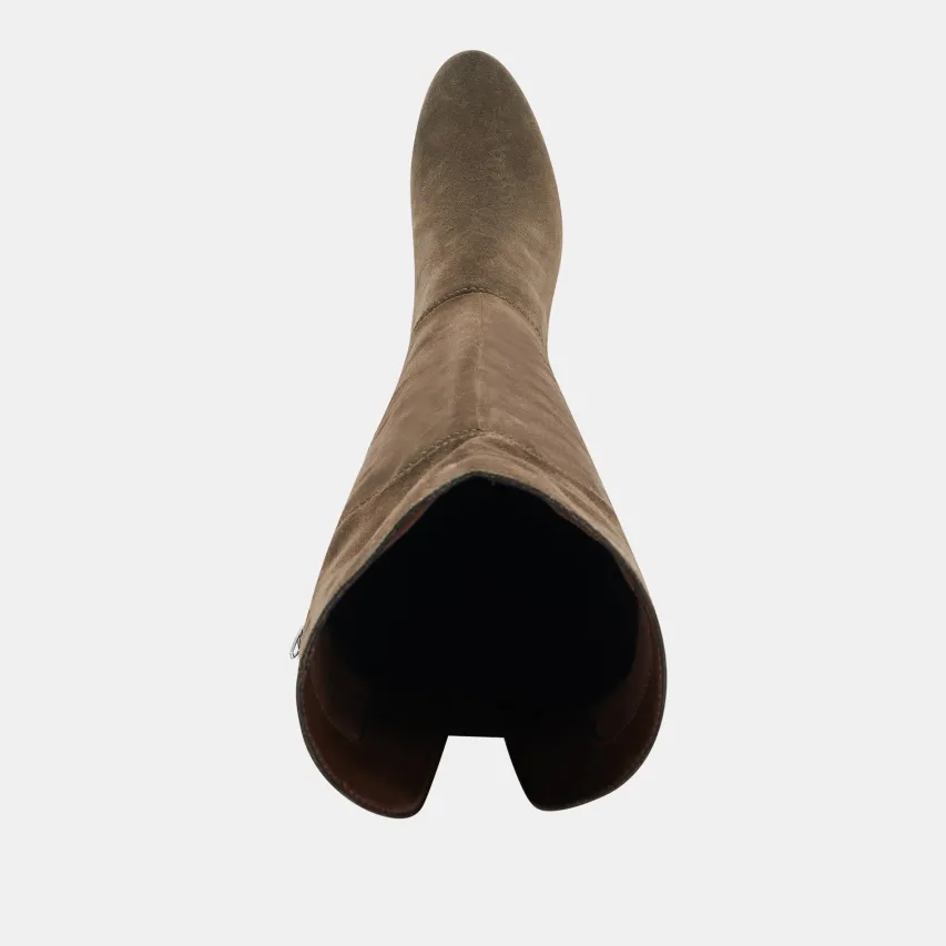SURY WIDE CALF BOOTS ARMY SUEDE^Dolce Vita Best