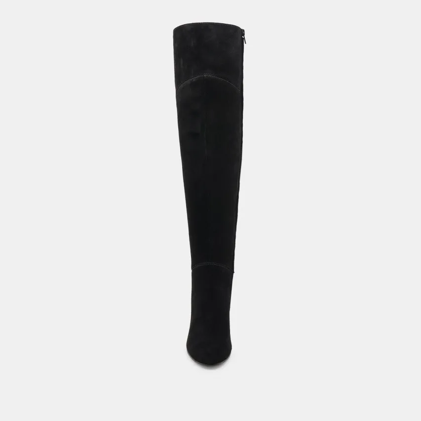 SURY WIDE CALF BOOTS ONYX SUEDE^Dolce Vita Best