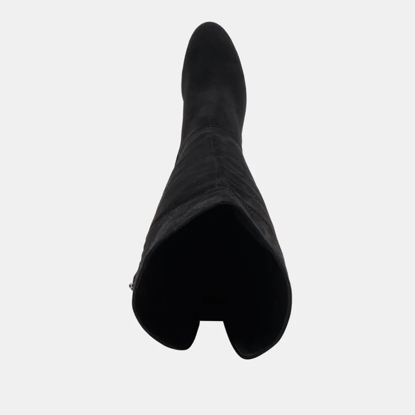 SURY WIDE CALF BOOTS ONYX SUEDE^Dolce Vita Best