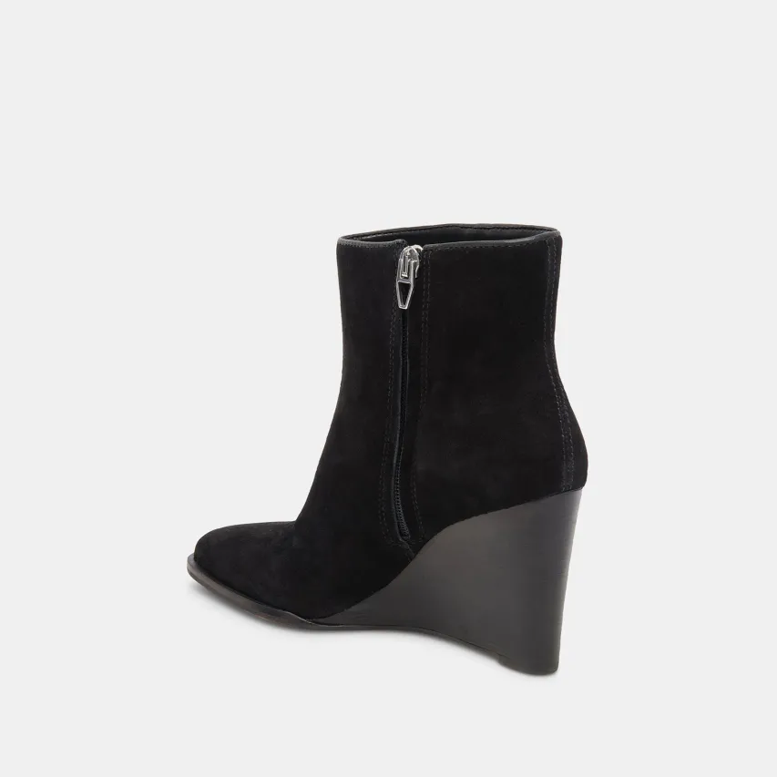 SUSANN WIDE BOOTIES ONYX SUEDE^Dolce Vita Online