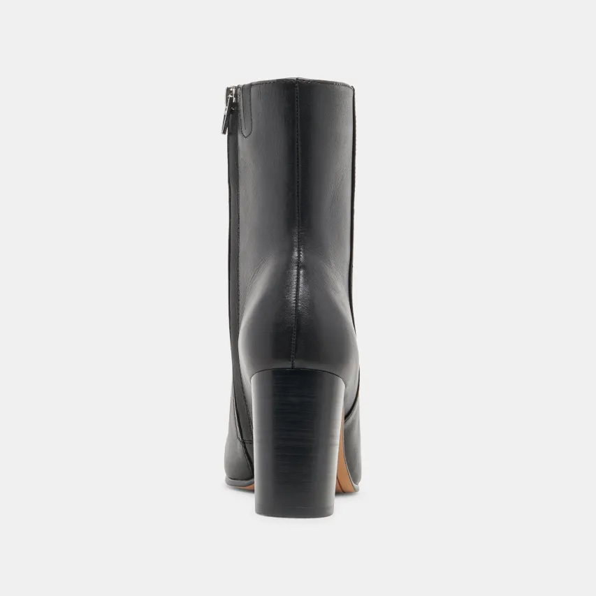 SUZY BOOTIES BLACK LEATHER^Dolce Vita New