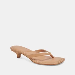 TASIAH SANDALS LIGHT TAN LEATHER^Dolce Vita Clearance