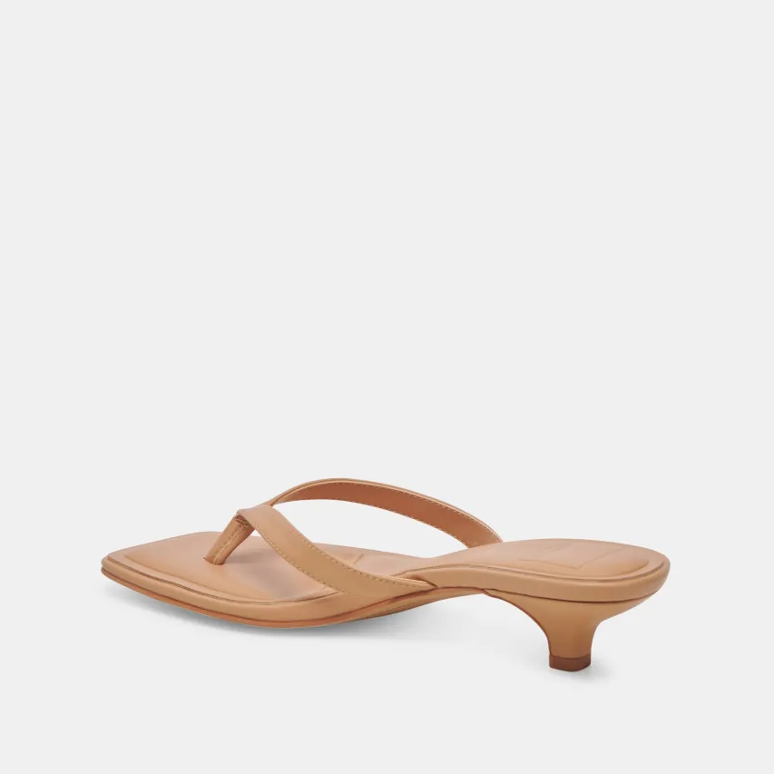TASIAH SANDALS LIGHT TAN LEATHER^Dolce Vita Clearance