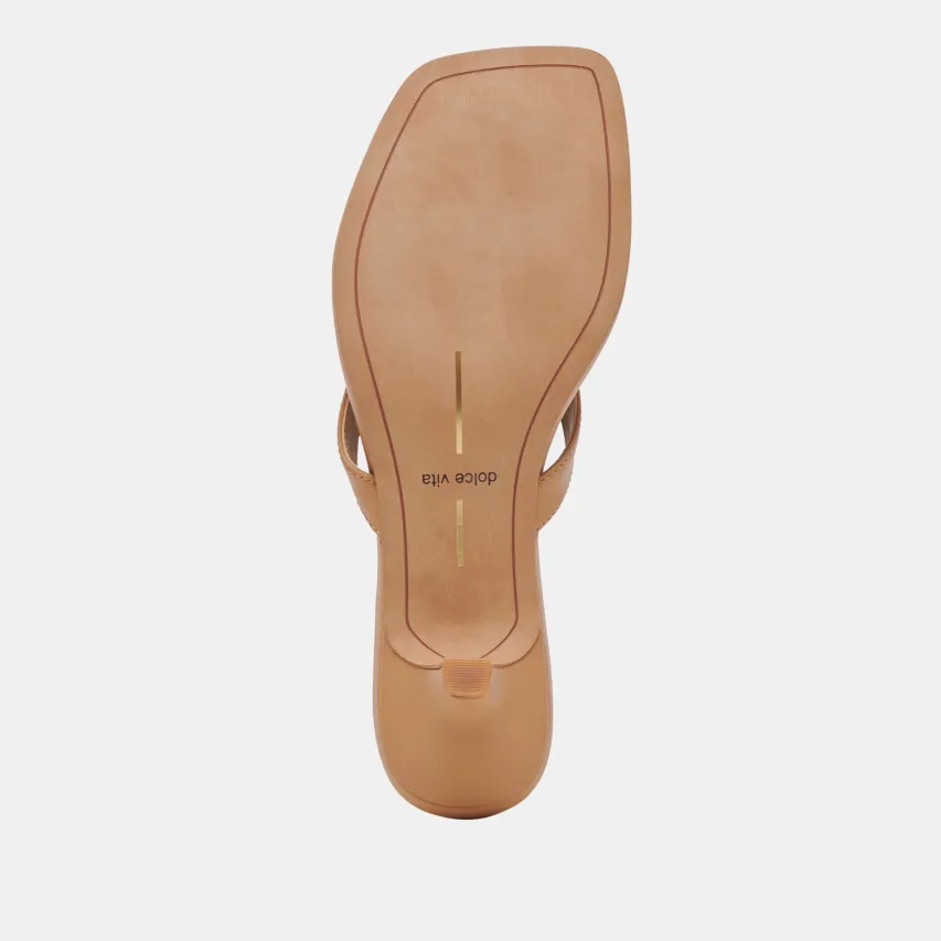 TASIAH SANDALS LIGHT TAN LEATHER^Dolce Vita Clearance