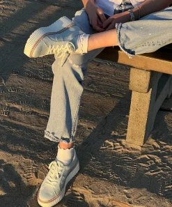 TIGER SNEAKERS LIGHT BLUE DENIM^Dolce Vita Fashion