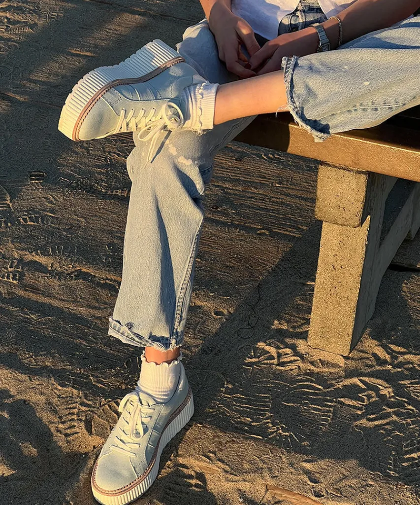 TIGER SNEAKERS LIGHT BLUE DENIM^Dolce Vita Fashion