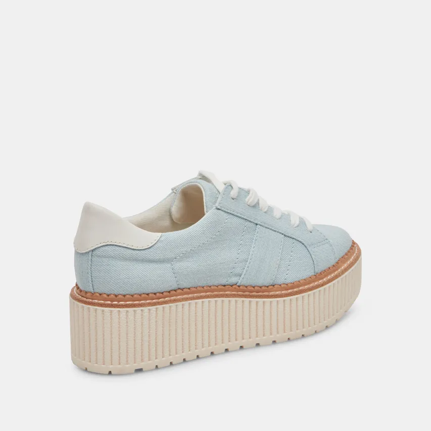 TIGER SNEAKERS LIGHT BLUE DENIM^Dolce Vita Fashion