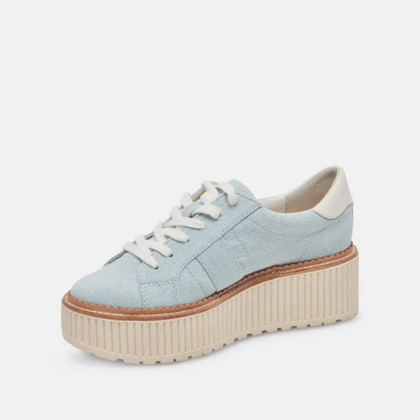 TIGER SNEAKERS LIGHT BLUE DENIM^Dolce Vita Fashion
