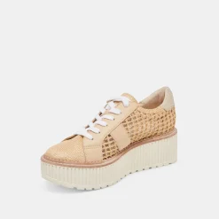 TIGER SNEAKERS LT NATURAL RAFFIA^Dolce Vita Sale
