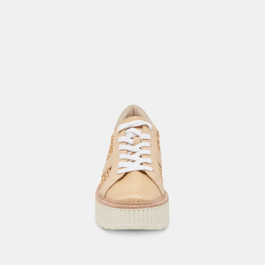 TIGER SNEAKERS LT NATURAL RAFFIA^Dolce Vita Sale