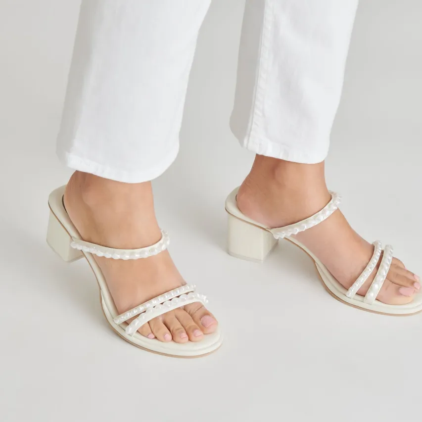 TINKER PEARL HEELS VANILLA PEARLS^Dolce Vita Fashion
