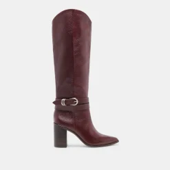 TYRONE BOOTS CRANBERRY LEATHER^Dolce Vita New
