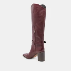 TYRONE BOOTS CRANBERRY LEATHER^Dolce Vita New