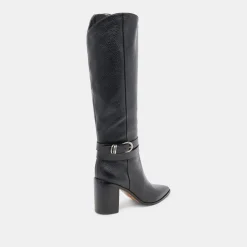 TYRONE WIDE CALF BOOTS BLACK LEATHER^Dolce Vita Discount