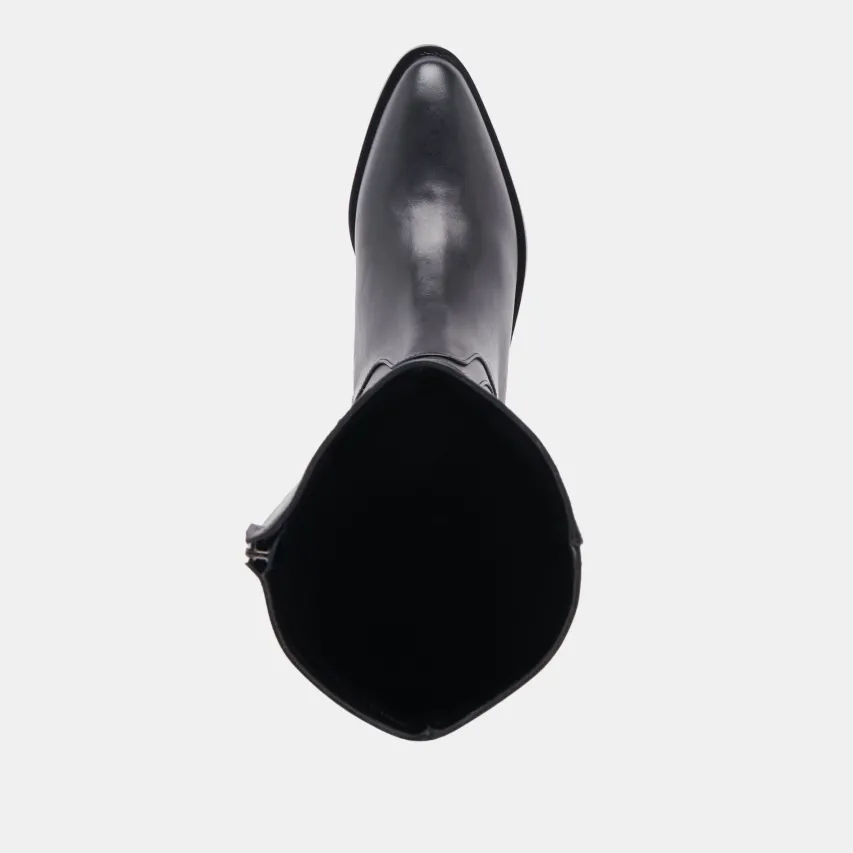 VERDI BOOTS BLACK LEATHER^Dolce Vita Outlet